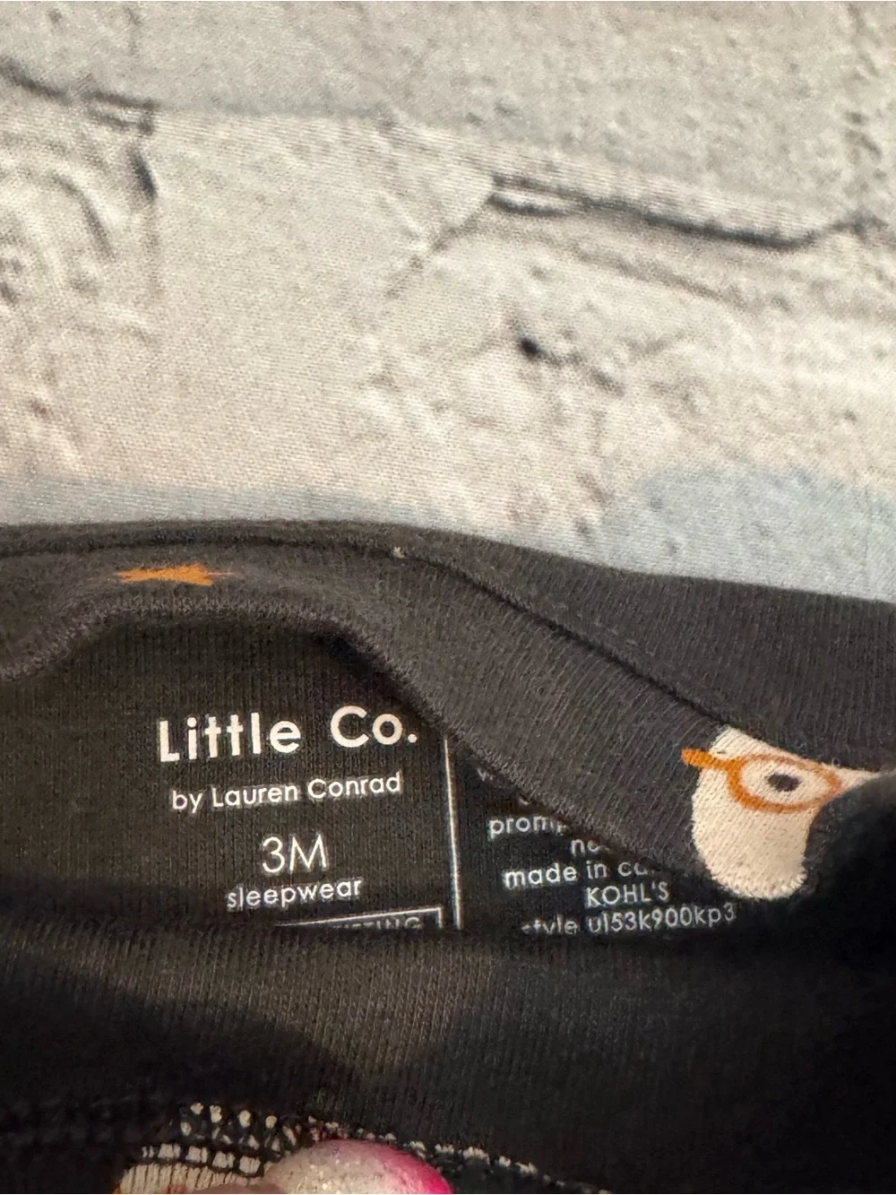 Little Co Lauren Conrad Ghost Pattern Pajama Set